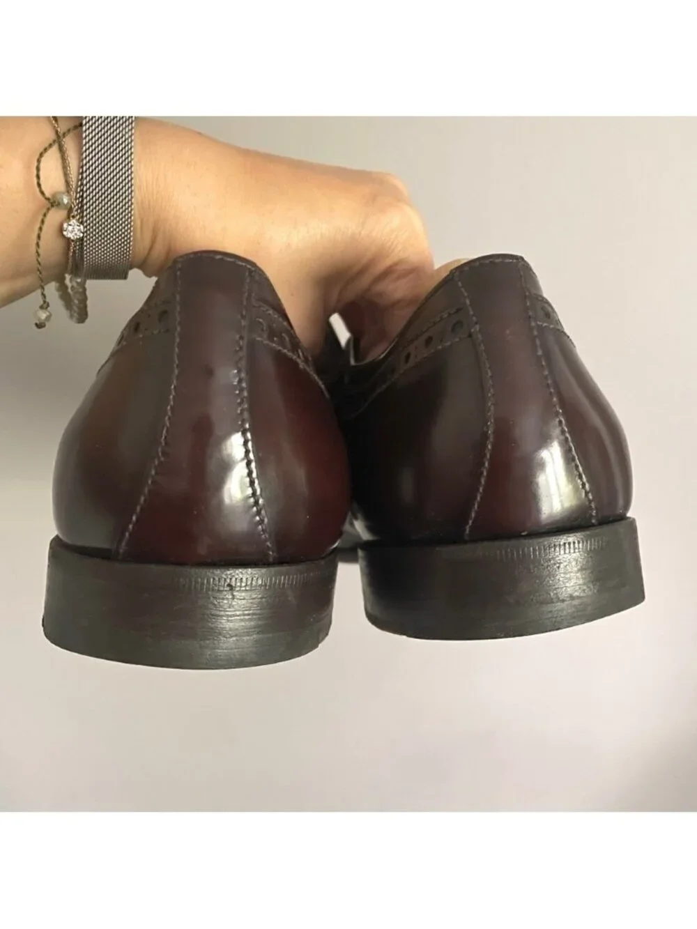 Prada Brown Leather Wingtip Brogues Dress Shoes - 9.5 🇮🇹